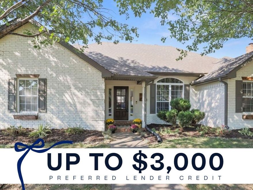 NOW OFFERING UP TO $3,000 IN PREFERRED LENDER CREDIT! This beautifully updated & meticulously maintained 4 bedroom, 2 bath, 2,486 SF home is perfectly situated in the quiet Orchards neighborhood—just a short walk to Coler Bike Preserve, local schools, & Merchants Park. The home features a gorgeous updated kitchen with quartz countertops, gas range & pot filler. The spacious primary suite with built-in window seat, & a custom-built Dave Marrs bed (can convey upon request) is a relaxing retreat. The luxurious primary bath offers an oversized walk-in shower & two walk-in closets. Step outside to your own backyard oasis—complete with an in-ground pool & patio area perfect for BBQs & entertaining. All this, only 2.5 miles from Downtown Bentonville, where you can enjoy world-class dining, shopping, museums & the vibrant lifestyle that makes Bentonville one of the country’s most desirable places to live.