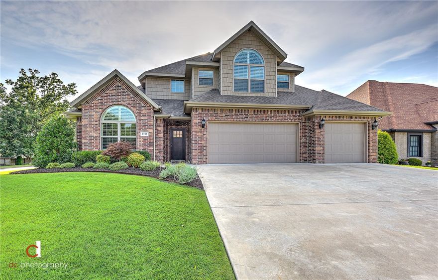 Beautiful 4 bedroom home just off the #16 fairway at the Springdale Country Club. Awesome covered patio upgrade with built in grill and firepit for family and friends to enjoy. Huge bonus room with wet bar and plenty of space to entertain. The home has plantation shutters in the front windows and blinds in all others. You have to see this home on a corner lot with easy access to Fayetteville, Springdale and the entire NWA corridor.