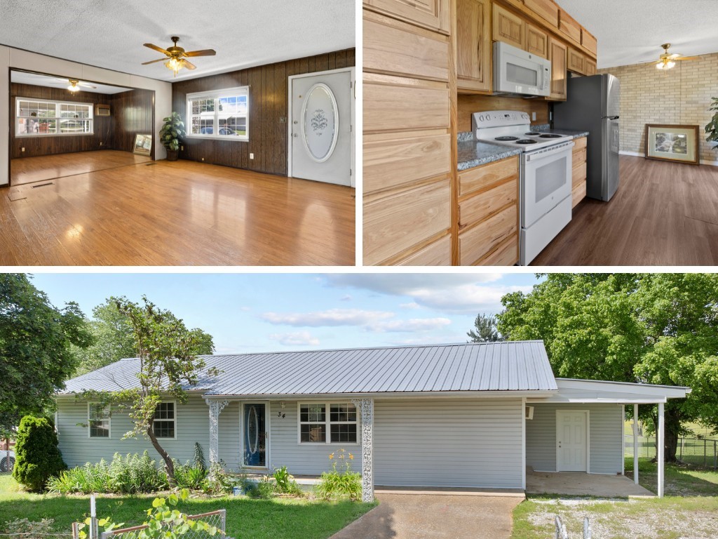 Well-maintained and thoughtfully updated, this 3-bedroom, 1-bath home in Western Grove offers comfort and functionality throughout. The kitchen has been recently updated with newer appliances and cabinetry, while the carpet, HVAC system, and hot water heater have also been updated recently. Handicap-accessible ramps add convenience, and the large fenced yard includes a spacious new back porch—approximately 12x10—great for outdoor seating or entertaining. A solid, move-in-ready home with key improvements already in place.