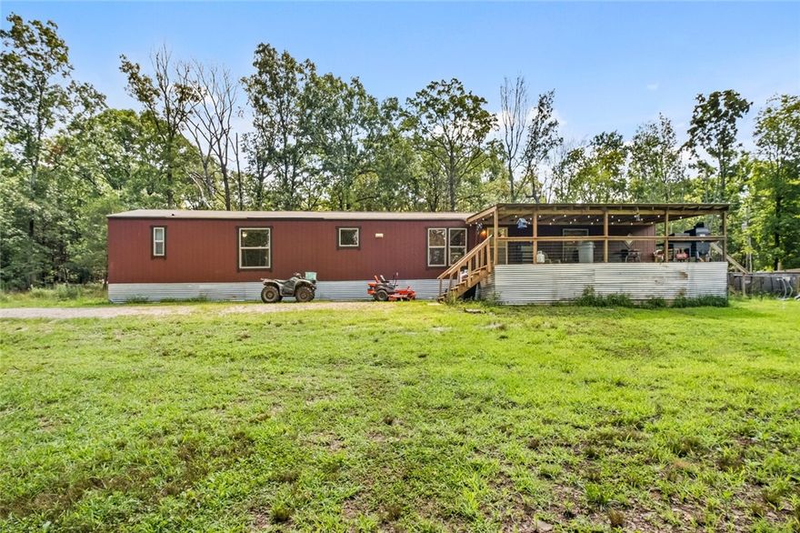Escape to your own private retreat! This 10.65-acre property offers the perfect balance of peace, privacy, and opportunityāwith three separate parcels giving you space to live, play, and invest. The well-maintained 3-bedroom, 2-bath home sits beautifully on the land and has a newly extended front porch made for quiet mornings and sunset views.
Enjoy the fenced backyard for pets or gardening, take a dip in the refreshing swimming area, or simply relax knowing your solar panels keep utility costs low. Nature lovers will appreciate the frequent wildlife sightingsādeer, foxes, and even bobcatsāand hunters will love having acreage right outside their door.
One parcel already generates lot rent income, making this a smart property that pays you back. A large shop adds room for storage, hobbies, or future expansion.
Properties with this much privacy, versatility, and value donāt last long! Also listed under MLS numbers: 1326378, 1326360, 1326375, 1326347.