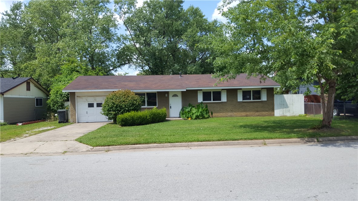 Move right in, new floors, new paint, new lighting fixtures and ceiling fans, AC unit less than two years old. Brand new dishwasher, large fenced yard with playground set and storage building. Very handy to schools, shopping and business district. Refrigerator conveys with the sale of the property.
