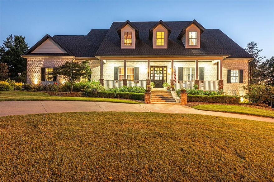 Welcome Home! This immaculate 5 bedrm 4 bathrm home in the Estates at Dogwood Canyon w/ 1.52 Acres +/- this home is located near parks, schools, golfing & minutes from I-49 & uptown! From the large covered front porch head inside to a gorgeous great room perfect for VIP guests. Through the butler’s pantry w/ sink, a gorgeous kitchen w/ floor to ceiling cabinets oversized island with accent color, luxury gas stove & hood, & large eat-in dining with built-in bench! Host family & friends in the main living rm feat: built-ins & stone fireplace! + enjoy XL mud room, walk-in pantry, & laundry w/ fridge outlet, & shower! Rejuvenate in the main floor primary suite w/ private ensuite bath w/ separate sinks, vanity, soaking tub, walk-in shower, 2 walk-in closets, & bonus rm (Currently a gym) Enjoy another bedroom on the 1st floor! Upstairs - a second living rm & 3 more bedrooms! Out back enjoy a screened in back patio w/ fireplace perfect for the fall! BONUS: home is wired for sound, sprinkler system, & more! Don't miss out!