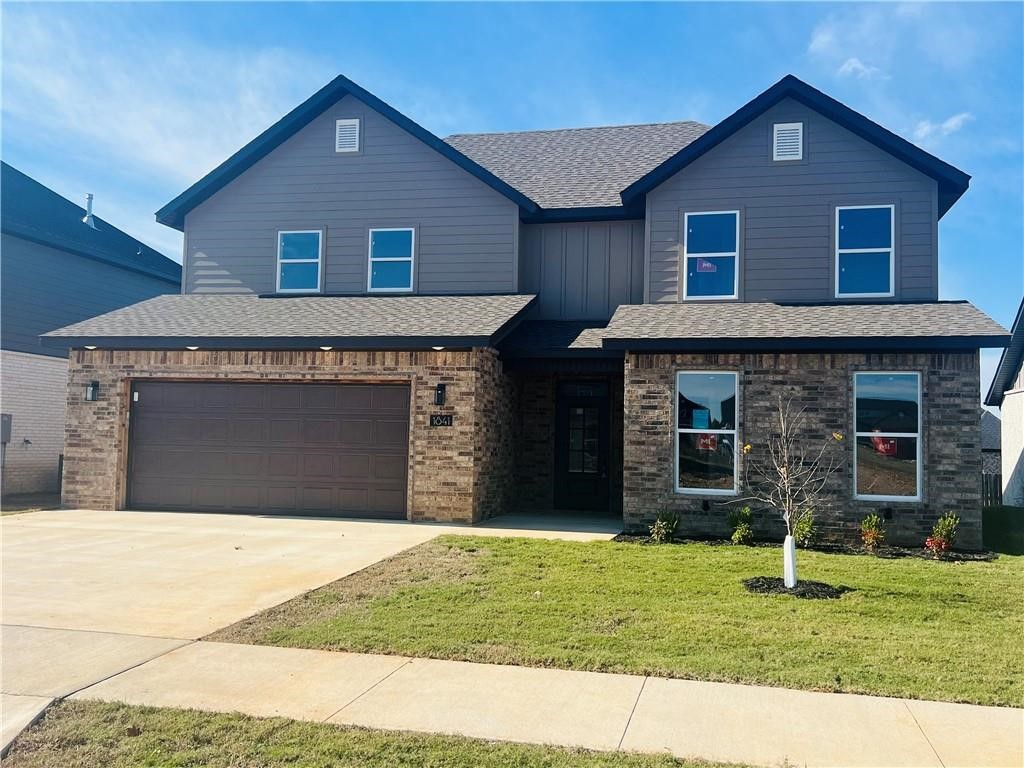 This gorgeous home, located right across from Gamble Elementary, offers exceptional affordability thanks to its size. It features an open kitchen with a spacious walk-in pantry, luxury vinyl plank flooring throughout the first floor, and custom kitchen cabinets that reach the ceiling. The main level includes two bedrooms,two full baths and a small study room, while the second floor has two additional bedrooms, a full bath, and a theater/game room—ideal for entertaining. ****** Preferred lenders credit of $5,000 to buyer that can be used towards closing costs ****** The house comes with several upgrades - quartz countertops, tiled showers, electric fireplace, custom trim for the fireplace wall,EV port and a gas drop for outdoor grilling. The kitchen comes with big size island, custom cabinets and an oversized pantry. Within walking distance to Gamble Elementary and Bentonville West High Schools, and easy access to I-49 for quick trips to downtown Bentonville and the Walmart offices.