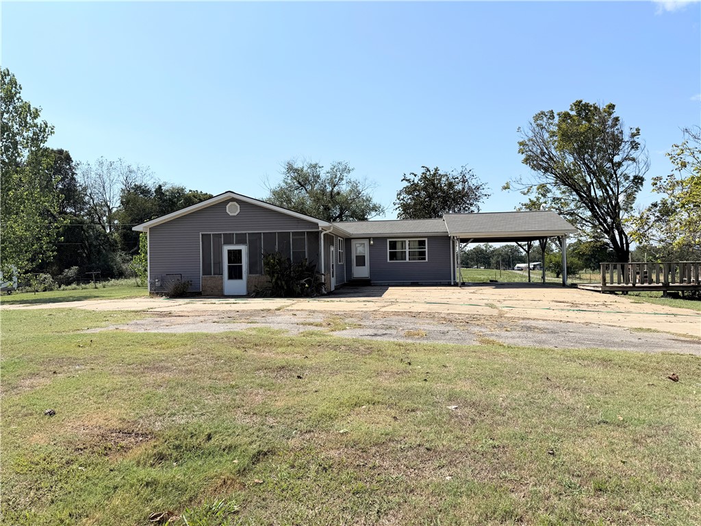 Super cute 3 bedroom, 1 bath home sitting on almost an acre (.99)! This charming property features a spacious kitchen, large living room, and a screened-in sun porch perfect for relaxing evenings. Outside, you’ll find a generous lot with a shop and plenty of room to enjoy the beautiful setting. Recent updates include a brand-new CH&A unit and a newer roof for peace of mind.
Don’t miss your chance, schedule your showing today before it’s gone!