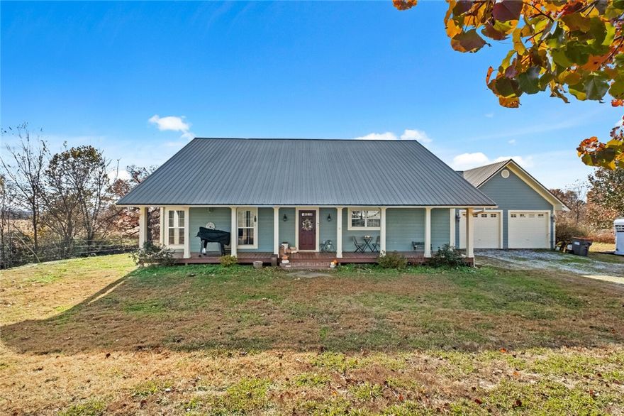 Enjoy peaceful country living in this charming 3-bedroom, 2.5-bath home with a dedicated office on 2.62 acres. Bright, open living spaces and generously sized bedrooms offer comfort throughout. Outside, the expansive acreage provides plenty of room to relax, garden, or entertain. A perfect blend of privacy, space, and country charm.