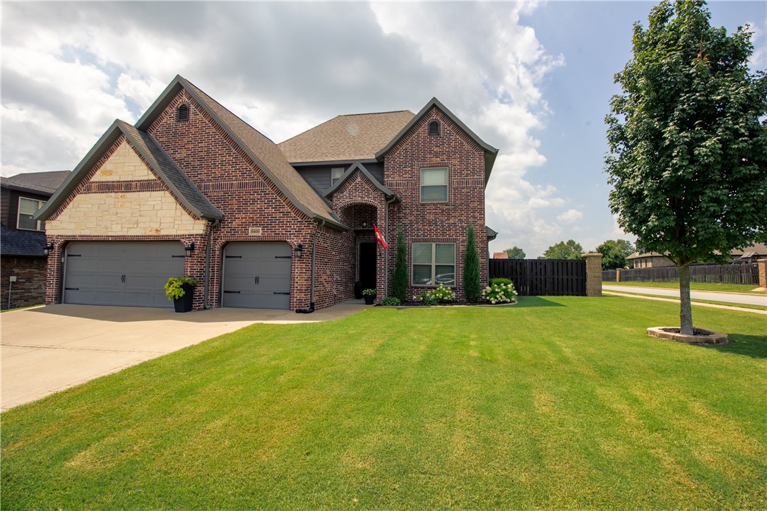 Beautiful Home located in Desirable Cross Creek Neighborhood. Nestled right in the Middle of NWA. Central to all NWA Amenities, The Amp, Top Golf & Pinnacle Promenade are short drive. The Highly Ranked Elementary School Janie Darr is 10 min walk & Mt. Hebron Family Park Complex is minutes away. The Home is right up the street from Community Pool/Clubhouse. It has lots of space with 5 Bedrooms and an Office & 3 ½ Baths. Custom cabinets, Large Open Living & Kitchen. Stainless Appliances, Pantry & Kitchen Island. The Large Corner Lot Yard boast a Covered Patio with Privacy Fence allows for relaxing quiet time or watching a game & grilling, Ceiling Speakers installed on patio in living Room & upstairs Bonus RM (or 5th bdrm) 3 Car Garage, Central Vac System. New HVAC (Trane XR) installed 2022. New Garage Door Openers installed 2024, New Dishwasher 2024, Fence stained 2024. Cross Creek Community has walking trails, tennis courts & pickle ball & basketball. Come see this lovely house and call it your home!