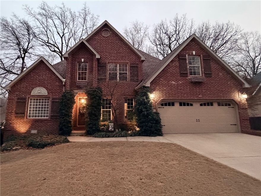 Welcome to this spacious 4-bedroom, 3.5-bath home located in the highly desired Brookefield subdivision. Thoughtfully designed with comfort and functionality in mind, this home features beautiful hardwood floors, newer carpet and crown molding throughout, abundant storage spaces, and beautiful landscaping with irrigation. The primary suite is a true retreat featuring a cozy fireplace, generous closet space, and a private bath. Upstairs, a convenient Jack-and-Jill bathroom connects the bedrooms, complete with a laundry chute leading directly to the laundry room. Enjoy year-round comfort in the sunroom or unwind in the hot tub. Multiple closets, well-planned storage areas, and smart organization throughout the home make it easy to keep everything in its place. With multiple living spaces and storage options designed to grow with your family, this home blends comfort, convenience, and practicality. Located in a welcoming neighborhood close to schools and amenities, this Brookefield home is ready for its next chapter.