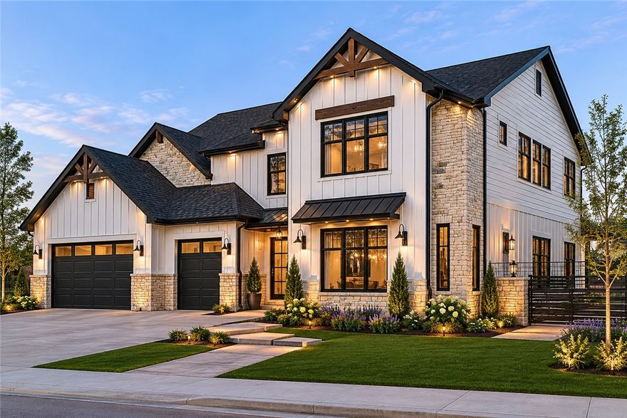 Introducing The Indi! A 2026 Parade of homes entry by Thrilled Home Builders in the sought-after Big Sky community! This showcase home combines elevated design, luxury finishes, and thoughtful functionality throughout. Featuring spacious bedrooms, designer bathrooms, a dedicated office, bonus room, and inviting open-concept living spaces, The Indi was crafted to impress while still feeling comfortable and livable. The stunning kitchen is equipped with GE Café appliances, custom cabinetry, and entertainer-worthy style that flows seamlessly into the heart of the home. From the eye-catching curb appeal to the curated details around every corner, this Parade Home is a standout example of luxury living and exceptional craftsmanship!