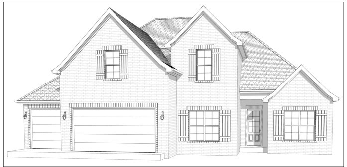 New Construction in Bentonville. The Thompson Plan.