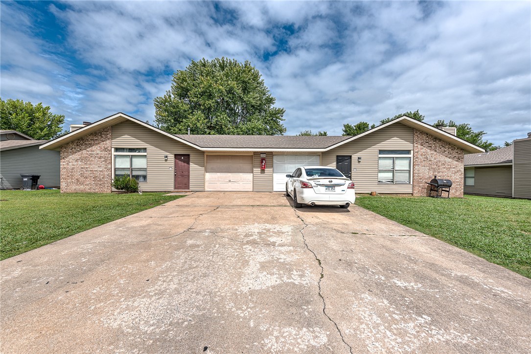 Excellent investment opportunity in East Springdale! Recently remodeled duplex (3 bedrooms / 2 bathrooms / 1 car garage per unit) with updated roof, HVAC, hot water heaters, flooring, paint, refinished cabinets, counter tops, and lighting & plumbing fixtures throughout. Updated kitchen appliances including Refrigerators. Washers/dryers to convey as well. Conveniently located close to schools, grocery stores, restaurants, shopping, trails, and all amenities Springdale. Less than 3 miles to Emma Ave and downtown. Both units are currently leased. Do not disturb tenants.