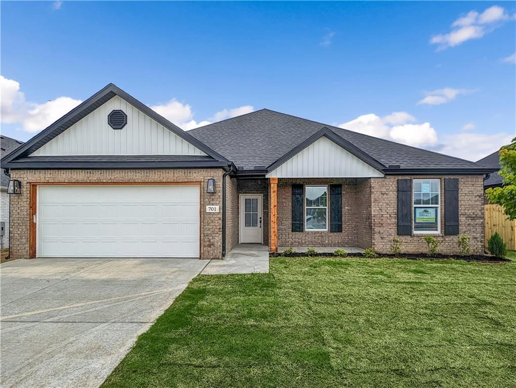 Welcome To Your Next Home! And WOW!, This 4 Bedroom In Bentonville Schools. Loaded Up And Live Like Royalty With Vaulted Ceilings w/ Beam Treatments, Fireplace w/ Built-ins, Custom Cabinets And 3CM Granite Throughout, Ceiling Treatment In Primary, Luxurious Primary Bath w/ Dual Vanity, Walk-in Closet, Tile Shower, Soaker Tub. Split Floorplan. Covered Front Porch And Back Patio. Great Views And No Neighbors Behind. Background And Credit Check Required. No Pets!