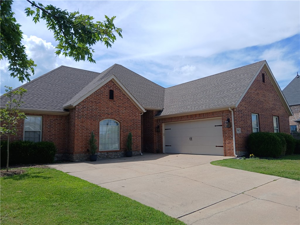 Beautiful Bentonville home in a fantastic neighborhood. 4 bedrooms, 2 1/2 bathrooms. Very spacious master bedroom with en-suite that has double vanities, large shower, and a big jetted tub. The walk- closet is huge and has so much storage! 2nd and 3rd bedrooms are good sized and have a jack and jill bathroom. 4th bedroom could also be used as an office. Huge bonus room with built in bunk beds and closet (could also be used as a 5th bedroom if needed). Built in banquette seating in dining area, new door pulls on all cabinetry, new tile and granite in bathrooms, all new light fixtures, ceiling fans, and plumbing fixtures throughout the home, newer carpet, and all new appliances in the kitchen. New covered patio adding a large outdoor entertaining area, with a nice size fenced in yard. Shed and blinds convey. This location is hard to beat, .25 miles to Elm Tree Elementary and Ardis-Ann Middle, the neighborhood is absolutely wonderful.