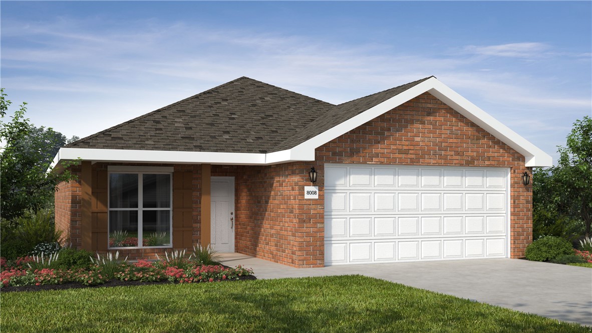This hybrid plan offers the luxury of a brick exterior, with the affordability of cottage finishes inside. Gather around the spacious kitchen island with friends and family. Enjoy the privacy of a secluded primary suite and a sizable walk-in closet. This 3 bedroom, 2 bathroom plan is the definition of affordable luxury, with a modern design that suits a busy and active lifestyle. Taxes subject to change based on new construction.