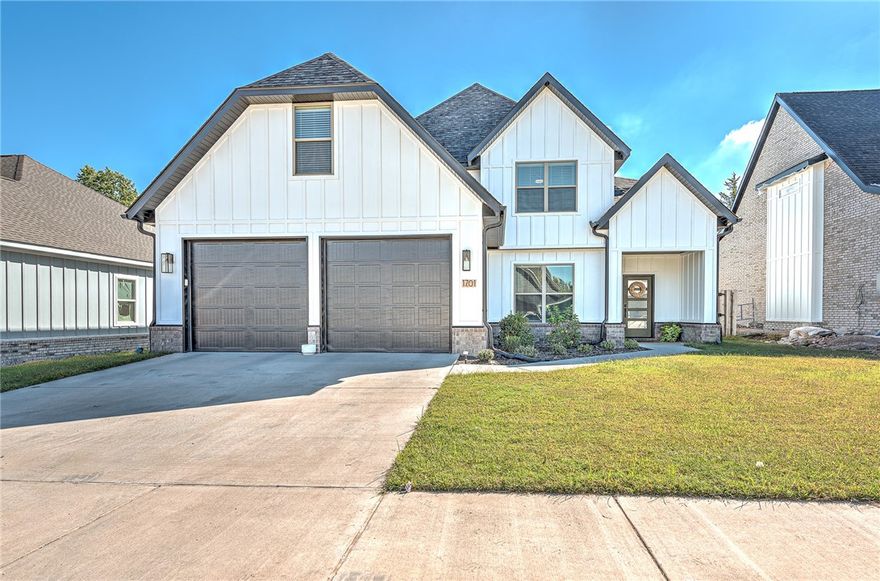 Seminole Park subdivision is in the highly sought after Rogers/Pinnacle Hills Promenade area. Incredible open floor plan. Master bedroom suite is on the main level with a 2nd bedroom/office space close by. Bedrooms 3 and 4 are on the second level. Play area with a built-in desk is off the landing area. Large bonus room can be used for many things. Walk-in closets with plenty of storage. Kitchen opens up into the family room.The outdoor space is highlighted by a large covered patio area. Lots of storage options. Easy access to all of the area cities entertainment areas (see attached doc for more info).