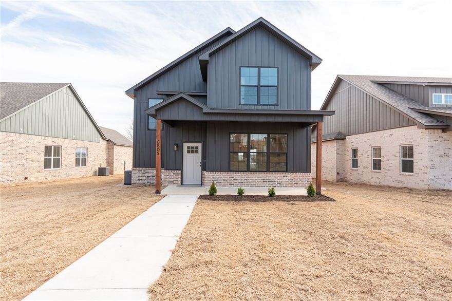 Experience the perfect blend of modern design and everyday functionality in this stunning two-story home in Chaffee Cottages. With 1,700 sq ft of thoughtfully designed living space, this home showcases high-end finishes, beautiful craftsmanship, and exceptional attention to detail throughout. The spacious kitchen features premium finishes and an oversized pantry, ideal for both daily living and entertaining. Foam-insulated walls provide superior energy efficiency and comfort, while the hot water recirculation system adds convenience. The rear-entry garage enhances the charm and walkability of this unique neighborhood. Plus, take advantage of the $5,000 preferred lender credit. Chaffee Cottages offers a lifestyle of quality, efficiency, and timeless architectural appeal.