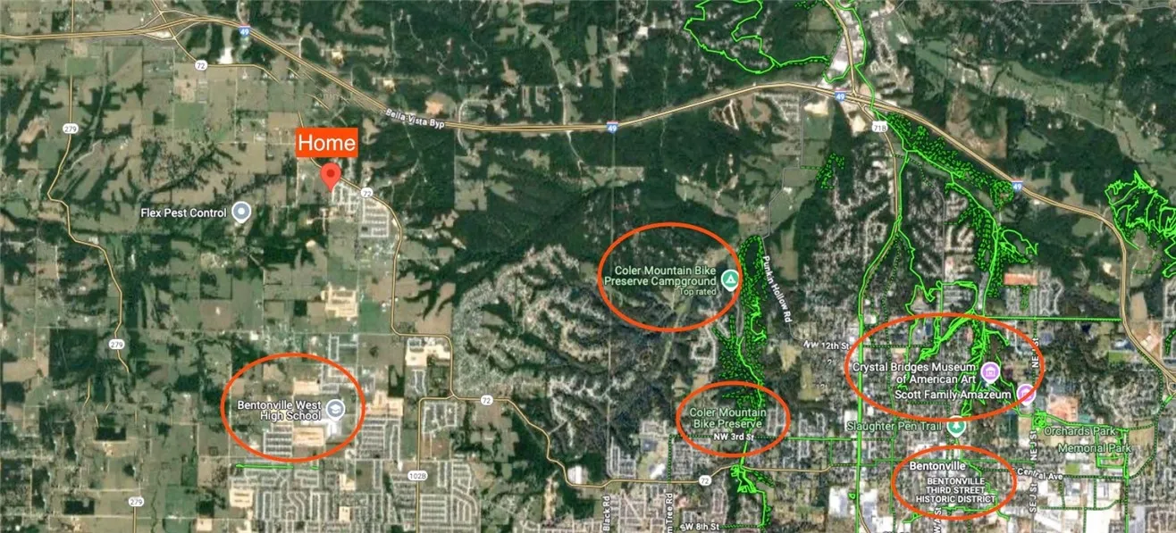 Bentonville, Arkansas 72712, United States, 4 Bedrooms Bedrooms, ,3 BathroomsBathrooms,Residential,Active,201660