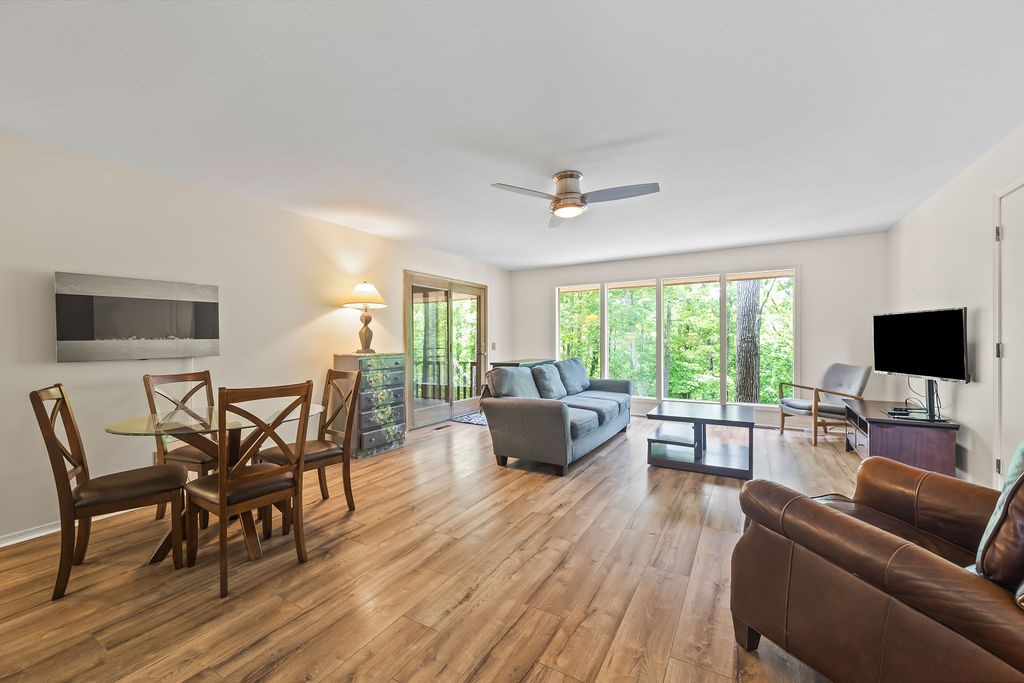 Two bedrooms, two bathrooms, plus an office and extra storage, ideal location, convenient access to Back 40 bike trail and HWY 71, strolling distance to Lake Avalon, located in a well-maintained neighborhood. Beautiful views from large windows. The kitchen has a built-in oven and island glass-top stove open to the living room. Enjoy the nature, views & serenity of this home on the large covered deck. Low-maintenance landscape. Updates performed in 1989 and 2022.