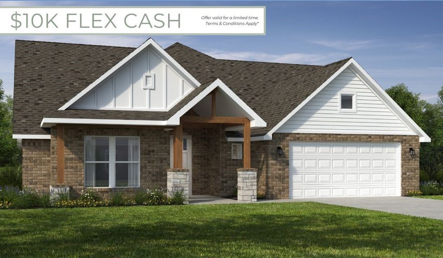 The 2575 floorplan features a 4 bedroom, 3-bathroom with over 2,500 square feet of living space.
This premium floorplan is designed to elevate your living experience with its exceptional features and
thoughtful design. Step into a home with impressive 15’ high vaulted ceilings, complemented by a stylish stained box beam, and 8’ tall front and back doors that enhance the home’s elegance. The large window wall offers a picturesque view of the outdoors, leading to a vaulted covered back patio, perfect for relaxation and entertaining. Inside, custom built-ins beside the fireplace add both functionality and charm, while the pantry with deep shelves accommodates all your appliances and storage needs.
*Taxes subject to change based on new construction.*