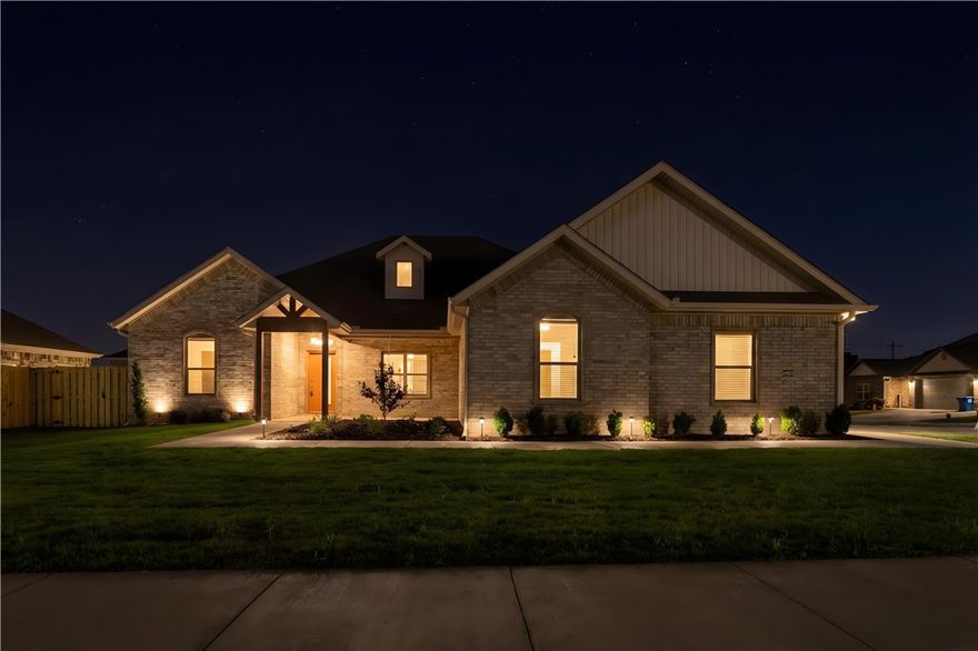 Welcome to the Pemberton Plan, a beautifully designed 4-bedroom, 2.5-bathroom split-plan that blends style and functionality. The open-concept kitchen and living area create a warm, inviting space perfect for gathering with family and friends. The primary suite is a private retreat, featuring a tray ceiling, a beautifully tiled shower, double sinks, and a spacious walk-in closet. Plus, enjoy the convenience of a 3-car garage. Don’t miss your chance to own a home in this sought-after community! The builder is offering $5,000 towards closing costs or a rate buydown. Preferred lender incentives available. Pictures are not of the actual house, but of a similar plan and finish. Taxes are based on land only.