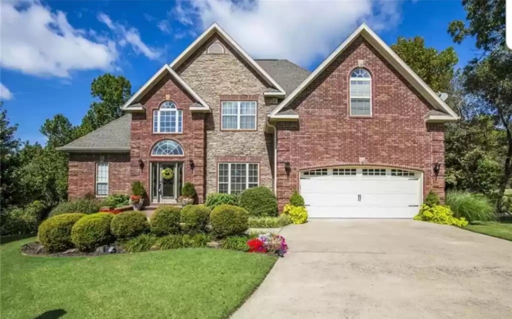 Welcome to 1965 Collins Drive in Pea Ridge, Arkansas. This all brick custom-built dream home is Feature 17th Fairway at Big Sugar Golf Course , backing up to mature trees for a peaceful, wooded backdrop. Ideally located just 10 minutes from downtown Bentonville and less than 15 minutes from the new Walmart Home Office, this property offers both convenience and privacy. With three spacious levels and a total of 4272 heated square feet, there’s plenty of room to spread out while still enjoying a warm and inviting atmosphere. Thoughtfully designed with quality craftsmanship throughout, the home features a safe room, a 36 KW in home generator, and a brand new roof. Perfectly suited for everyday living and entertaining, this one-of-a-kind retreat offers timeless finishes, modern comforts, and a tranquil setting you’ll fall in love with the moment you step inside. Don’t miss your chance to own this sanctuary in the heart of Northwest Arkansas.