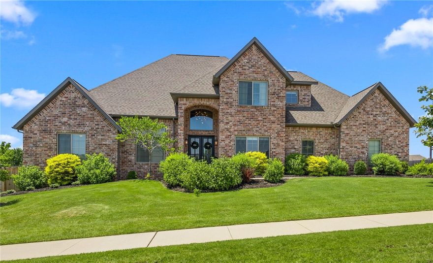 This stunning all-brick home is light and bright and features 5 bedrooms and 4.5 baths. 

On the main level you will find an office with custom built ins, a chefs kitchen with double ovens, pot filler, and plenty of space for entertaining. 

The primary suite is oversized with plenty of room for the perfect reading nook. 

Not only are there 2 more bedrooms with a full bathroom, there is also another primary that was recently added on as a mother in-law suite. It is tucked away past the laundry room and has its own entrance and  its own patio. 

The laundry room has lots of storage. Up stairs is an oversized bonus room with a wet bar, a bedroom and a full bathroom, and extra attic storage. There is also an above ground storm shelter.

The backyard is an entertainer's dream with multiple spaces to gather and enjoy the company of friends and family, including a beautiful pergola and fire pit area. Private backyard with no neighbors behind you.