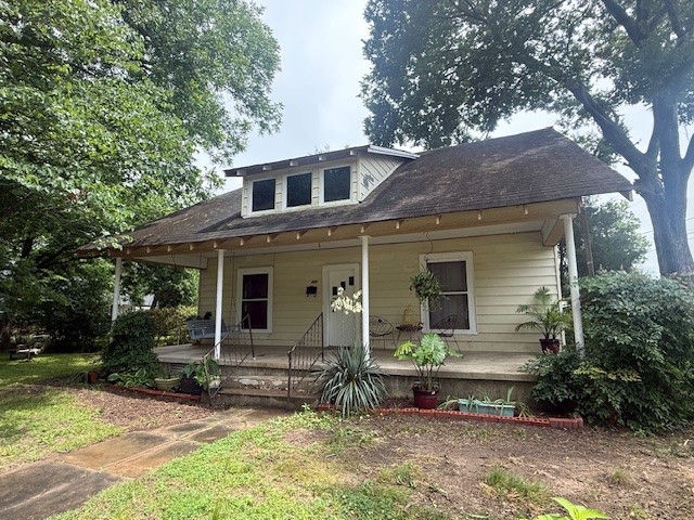 Brand new to market is this affordable 3 bed 1 bath home on a spacious conrer lot in beautiful Atkins, AR. This home is move-in ready and waiting for it's new owners. Outside you'll find mature trees, a large covered front porch and a partially fenced yard ready for your pets along with a storage shed for your yard tools. Inside are wood floors, formal dinning room, living room, kitchen, laundry room and bathroom all on the ground floor with a 384 sft +/- bedroom upstairs that is large enough to be two rooms. This is a great value with ample opportunity to update and reap the rewards. Call today for your private showing!