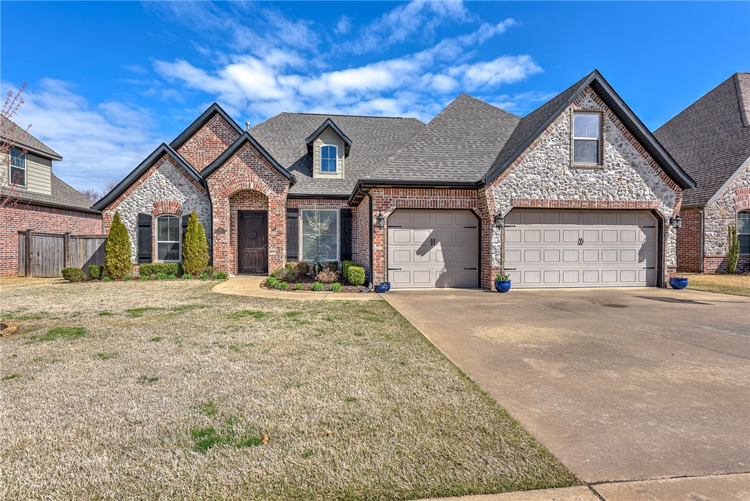 Welcome to Creekwood! This beautiful 5 bedroom home has 4 full baths. Walk in the impressive entryway and find beautiful hardwood floors running throughout, complimented by crown molding. With an abundance of space downstairs, choose between the large living room, located off the kitchen and eat-in area, formal dining room, and 4 out of 5 bedrooms-one great as an office. Tall ceilings and generous entryways create an open floor plan. The spacious kitchen provides plenty of counter space, granite countertops, an island and complimentary backsplash. Be wowed by the generous primary bedroom and bath, as well as a large master closet. Upstairs, you will find plenty of space in the HUGE bonus room, and a giant 5th bedroom. Spend time outdoors enjoying the extended covered patio and entertaining area! New Roof April 2022. Neighborhood pool and playground too, and less than a mile to new Fairview Elementary School.