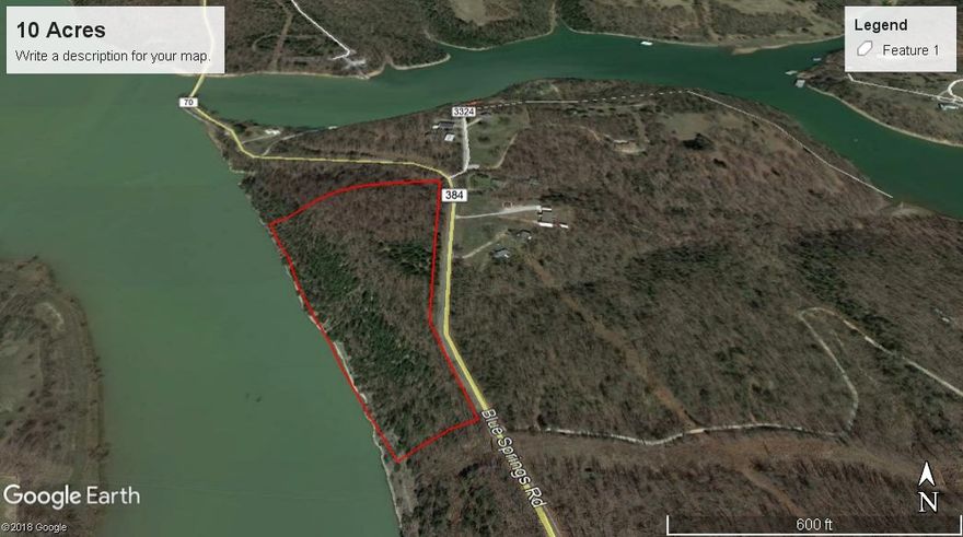 Property is being cleared of underbrush to create tremendous views to the west of the lake and valley.  Gorgeous building sites on the bluff overlooking the lake. Seven acres of the 10 acres are under contract and we now have 3 acres remaining.