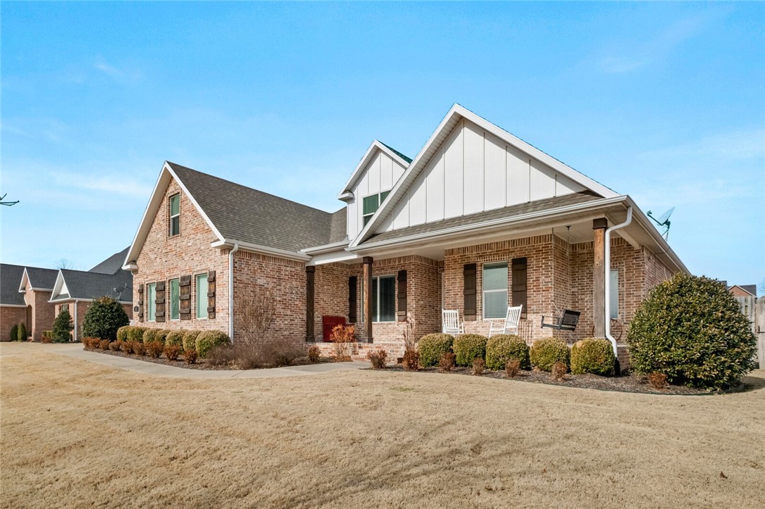 Here is your opportunity to live in the exclusive, family oriented, gated Waterford subdivision with community clubhouse, big pool, baseball diamond, 3 stocked ponds and direct access to the White River. Home features wood floors throughout the living areas on main floor. Work from home...no problem with a formal office on the main floor with attached bathroom, so could be a guest bedroom. Formal dining just off the gorgeous kitchen with white quartz tops, modern white cabinets, breakfast nook and coffee bar overseeing an inviting hearth room that screams family time or entertaining. The heart of the home is the living room with a custom fireplace and large windows beaming natural light. Primary bedroom with wood ceiling is on main floor with ensuite featuring dual vanities, tiled shower, Jacuzzi and walk-in-shower. Upstairs adds three large bedrooms with Jack and Jill bathroom and a huge bonus room perfect for a playroom, media or workout room. Home sits on a large fenced 1-acre lot with views of the White River.