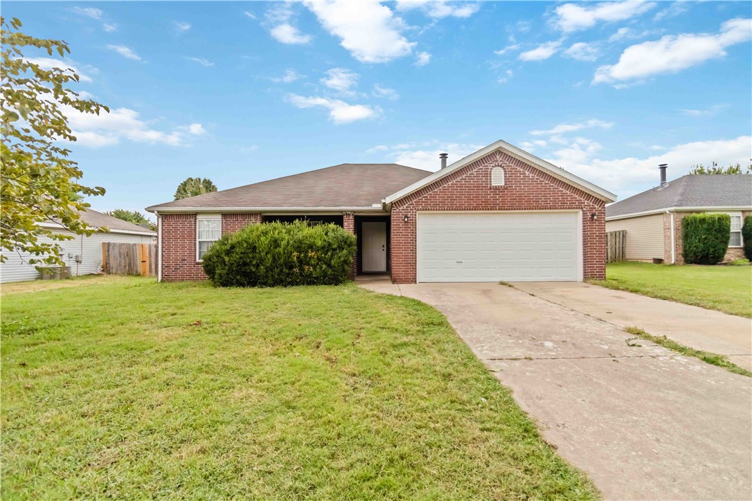 Location, Location! Only Approximately 5 miles from Walmart New Campus! Check out this 1388 sq. ft, 3 Bedroom, 2 Bath, 2 car garage! Includes Wood Burning Fireplace, Electric Range replaced in 2024 and Dishwasher in 2023. Sellers offering a $3000 paint credit. Home is priced to sell AS-IS.