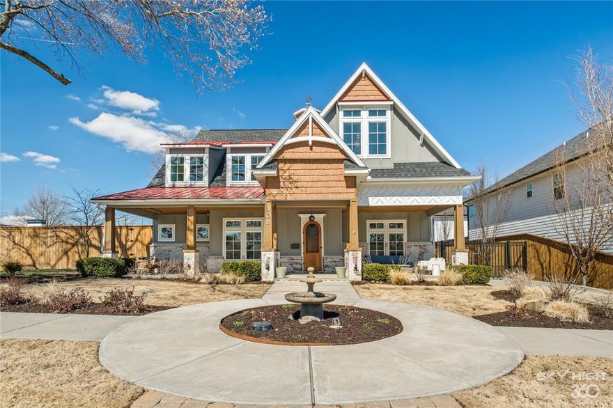 IMMACULATE DOWNTOWN BENTONVILLE HOME OFFERING 2 LOTS! Fresh and modern finishes with open floor plan, 4 bedrooms, 3 full bathrooms and 2 half baths. This home will not disappoint with wonderful amenities and custom finishes throughout! Butlers pantry, mud room w/built ins, bonus room with pull out beds, exercise room, reclaimed wood flooring, cedar beams, quartz countertops, vaulted ceilings and inviting screened in porch w/barrel ceiling. Private backyard with 8 ft privacy fence, gated driveway, insulated 3 car garage, fabulous gunite pool with automatic cover and spa and built in grilling area. Premium .54 acre corner lot within walking distance to the heart of Bentonville!