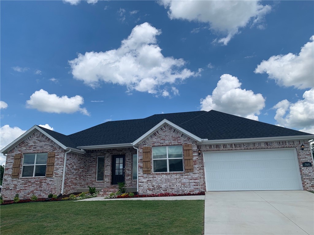Beautiful 4 bed, 2 bath home boasts, Granite counter tops, Stainless Steel appliances, low e windows, and covered back porch, gutters and blinds. Furniture is not included in the sale.