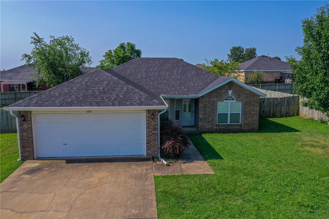 Perfect starter home or investment property for your real estate portfolio. Close to schools in the heart of Centerton. this all-brick home has an eat in kitchen that has granite countertops with a tumbled marble back splash. Spacious bedrooms with a split floor plan. New roof ion 2022. Refrigerator, Washer and Dryer does not convey. This home is ready for its new family to call it home.