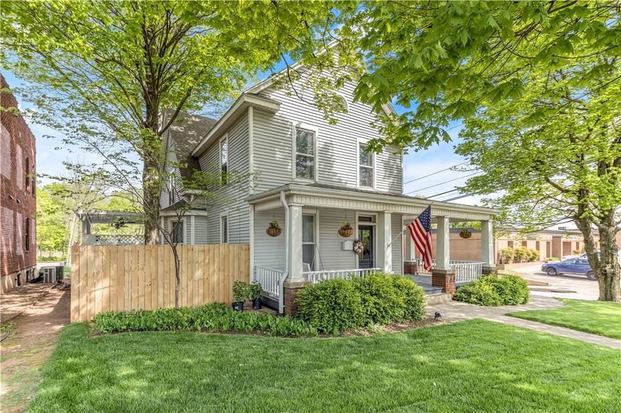 Unique opportunity to purchase a downtown Fayetteville property with pedigree.  This historic home was long ago converted to a Law Office.  The curb appeal is outstanding!  It's currently owned and operated as a counseling office with attorneys renting space upstairs.  The building faces College at the corner of Spring St., between the court buildings and near to most of the Washington County and City of Fayetteville facilities. The current owner has gone through the building with extensive remodeling in areas, including both bathrooms being completely redone, custom window treatments throughout, new lighting, and tons of landscaping, sod, and irrigation outside. New roof in 2021, and lots of other exterior repairs, including a private back porch that's shaded by a tree. The front wraparound porch is great for entertaining clientele on Razorback game days and there's an ample parking area in the back as well as marked spaces on Spring St. Call listing agent with any additional questions. See Residential MLS#1229679