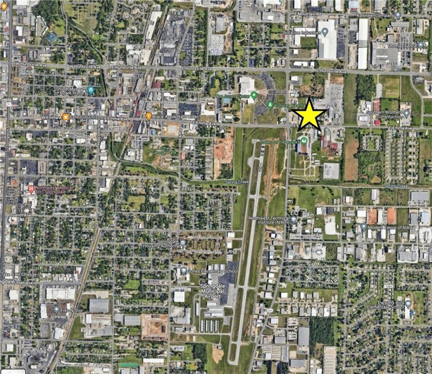 Zoned C-2 (General Commercial) this level 2 parcel property totals nearly 30,000 SF (0.677 ACRES MOL) of flat usable commercial land.  Less than one block east of Hwy 265 and Emma Intersection which has over 20,000 daily traffic count the growth is on the way so do not miss out on the chance to develop this piece.  This location is wonderful!  Jones center, Rodeo of the Ozarks, Springdale Airport are all right here and it sits less than a mile from downtown! Cleared, level, commercial lot ready for your business! Few prime locations available on E Emma to Build on.