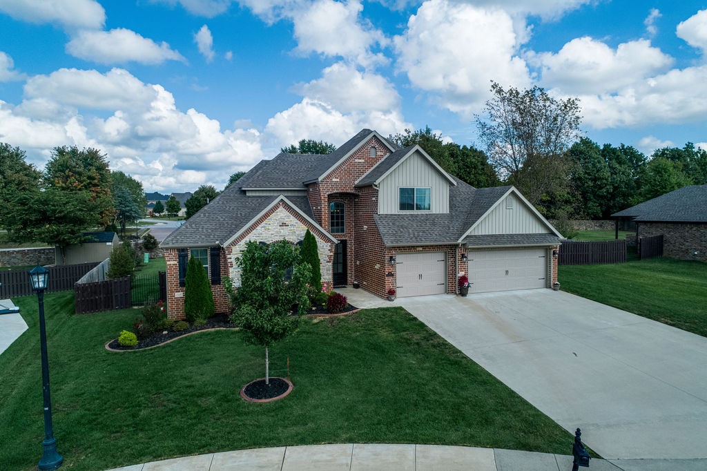 One owner, Like-New home sitting on almost a half acre in the highly sought after Tuscany Subdivision. This home looks brand new! 4 Bedrooms + Office + Bonus. 3 Beds + Office on Main level with 1 Bed and bonus upstairs. Upstairs bedroom features Semi Ensuite Bathroom. Living room features wood floors and high ceilings. Open Kitchen concept features built in oven and cooktop. Spacious backyard features mature trees and outdoor fireplace. Huge covered deck features 2 ceiling fans and wired for cable and sound. Entire yard is covered by 8 zone Sprinkler System. Other features include security system, speakers in several rooms, central vacuum, 2 HVAC systems. Community amenities include clubhouse and pool!