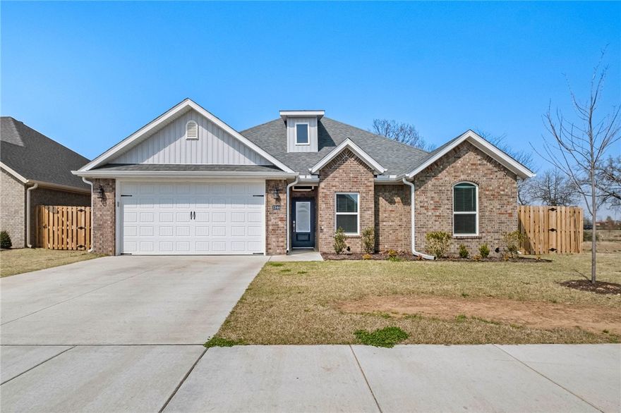 Great location! A thoughtfully designed 4-bedroom, 2.5-bathroom split floor plan that maximizes both space and comfort. The open-concept kitchen and living area create a warm, inviting space for gathering with loved ones. The kitchen features custom cabinetry, granite countertops, and stainless steel appliances, making it both stylish and functional. The primary suite is a private retreat, boasting a large tiled shower, double vanity sinks, and his-and-hers closets for ultimate convenience.