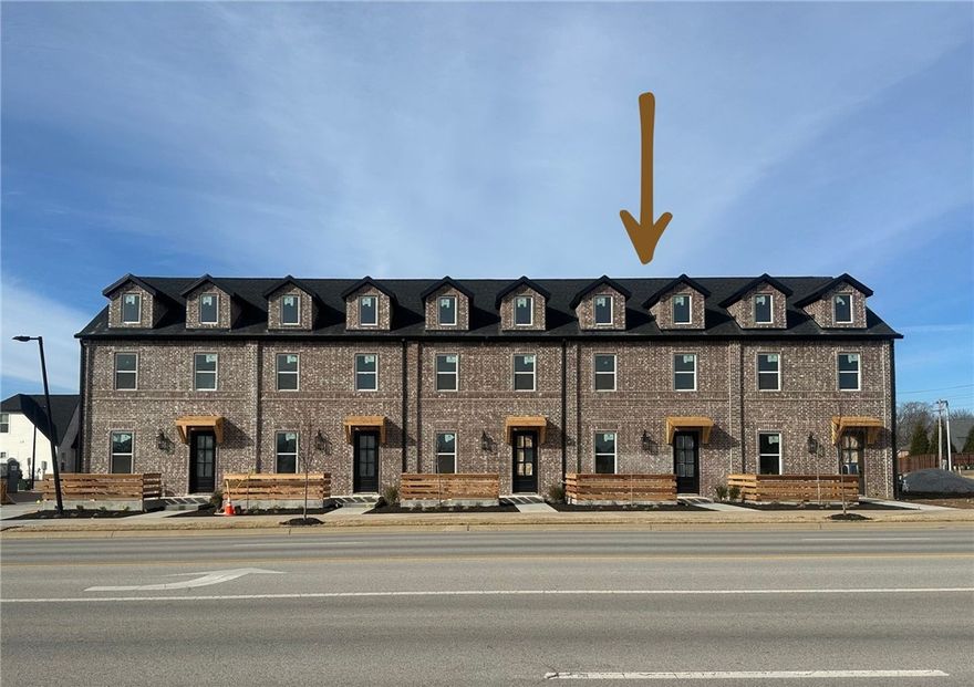 Introducing the Brownstones at Bellview Place, a boutique community thoughtfully designed for modern living and long-term value. These 3-bedroom, 2.5-bath, two-level residences offer approximately 1,841 square feet of well-planned space with timeless architecture and quality finishes throughout.

Construction is in the final phases, with interior completion underway, making these homes nearly move-in ready. Bellview Place is a walkable, community featuring cottage and townhomes, brick paver streetscapes and a future bark park, enhancing both lifestyle and neighborhood appeal.

Ideally located just minutes from Pinnacle Hills Promenade, providing convenient access to shopping, dining, entertainment, and major employers.

Seller is offering a $10,000 flex credit, which may be applied toward financing costs or closing costs, or a move-in package including refrigerator, washer, and dryer (buyer choice). Limited availability in a rapidly growing area, schedule your private showing today.