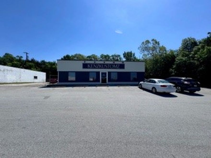 4750 SqFt, Approximately 1600 SqFt warehouse space with 10FT garage door, 3 phase electric, 3 bathrooms, heavy traffic exposure from College Ave, parking spaces for 15 vehicles, alarm system, built in 1975, roof installed 2001 and repaired in 2024.