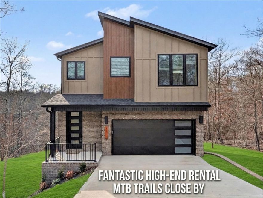 Welcome To Your Next Home! Most Rentals Ask You To Lower Your Expectations. This One Raises Them. Spacious Brand New Construction At 30 Cromer Drive. Nobody Has Lived Here, Nothing Is Worn Out, Nothing Needs Explaining. Four Bedrooms, 2.5 Baths, A Main Level That Flows From Living To Kitchen To Dining Without Interruption, And Natural Light Doing Its Absolute Best Work Throughout. Covered Back Deck To Hang When You Need Air And With Stairs To The Yard. Upstairs Primary Suite That Actually Deserves The Word Suite...Big Room, Fabulous Bath That Just Feels Pretty...Becuase It Is! Bentonville Schools. Mountain Bike Trails Around The Corner For Perfect Evenings Or When The Weekends Call. No Pets. Background And Credit Check Required. Ready Now.