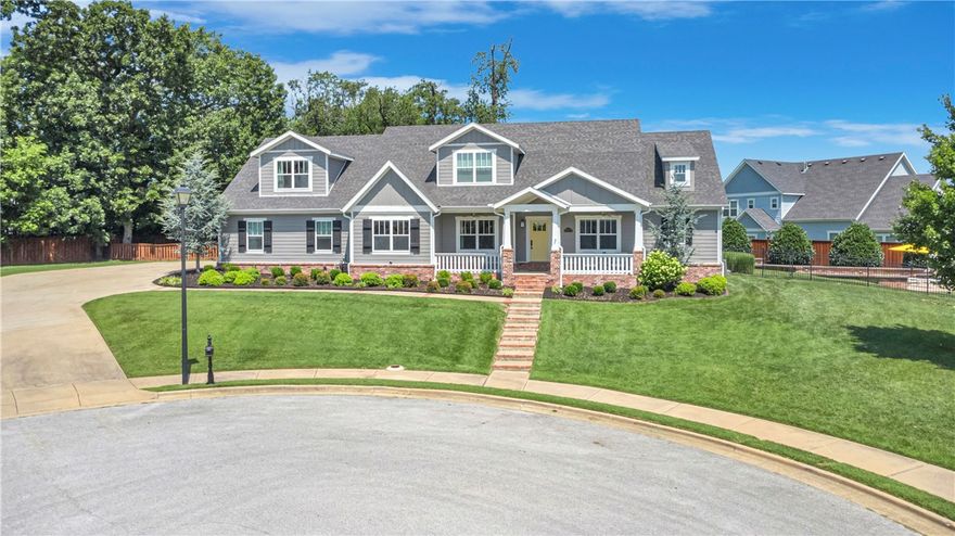 This gorgeous home offers resort-style living in the Estate Section of the sought-after Hyde Prk neighborhood. Tucked into a quiet cul-de-sac, designed for both comfort & entertaining, this home offers a spacious layout with a bonus rm on the main flr, plus a primary suite & a bonus room for office, workout, or BR located on the main level. Upstairs, you'll find 4 additional BR's, 2 full BA, & a built-in desk area at the landing. The oversized laundry rm includes space for a second refrigerator & Blt in desk. Tons of attic space, including access from each upstairs BR closet Step outside to your private oasis, complete with an outdoor kitchen with built-in gas grill, sink & bar. Home includes 3 covered porches. Relax by the diving pool with tanning shelf or sit around the built-in gas firepit, hot tub off the primary suite, & plenty of yard space with playset. Additional features include an in-ground tornado shelter, extra storage, heated flrs in primary BA, Central Vac, LR & Porch wired for sound.