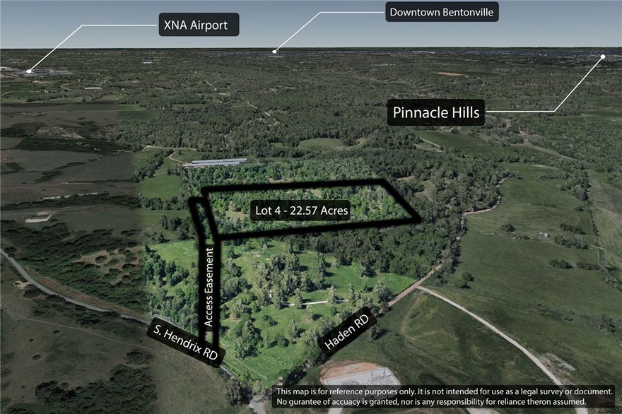 Bentonville schools AND Bentonville address! Explore this beautiful, wooded land for sale in Bentonville, featuring gently rolling terrain and essential utilities like electric and water available at the street. Through the first gate and the second gate, tract 2 will be on your right. Property has stunning mature trees surrounding, gully/dry creek and secluded wooded areas. Pond on the property with beautiful views! This idyllic property offers a perfect blend of natural beauty and convenience, located within the highly sought-after Bentonville School District, ensuring excellent educational opportunities. Very close to the new Arkansas XNA Connector (Job 090069) off of Hwy 612 - Easy access to all of NWA! Access to the from road easement off the corner of Hendrix Rd and Haden Rd.