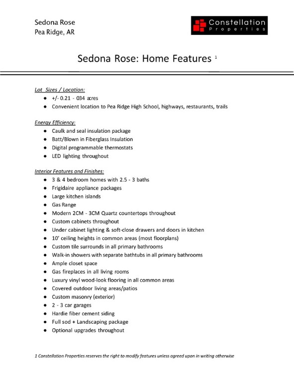 Sedona Rose - Residential