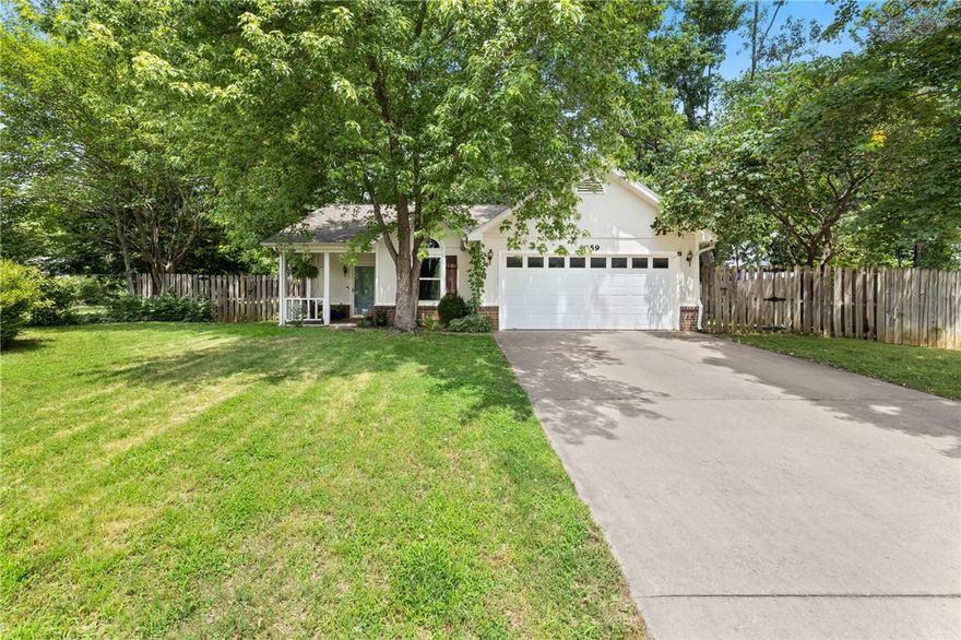 Welcome to 4059 Eastborough Court—this 3 bed, 2 bath Fayetteville gem sits on a spacious, tree-lined lot at the end of a quiet cul-de-sac, offering rare privacy and a peaceful setting. Inside, enjoy luxury vinyl plank flooring throughout and an open-concept layout that connects the living, dining, and kitchen areas seamlessly. Two additional bedrooms provide flexibility for guests, office space, or hobbies. The garage features a sleek epoxy floor, adding both function and style. Tucked in a prime East Fayetteville location, this home offers quick access to schools, parks, trails, and shopping, all while feeling like a private retreat. Move-in ready and under $300,000—homes don't come around like this often!