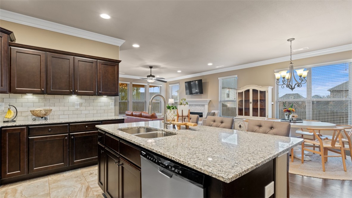 Location, Location, Location! Don't miss out on this stunning 5BR, 3.5 bath home located less than 10 minutes away from I-49, JB Hunt, Pinnacle Hills Promenade, Walmart AMP, Top Golf, and Tontitown Winery. Enjoy the convenience of modern living with the perfect balance of nature in the large, well-maintained fully-fenced backyard. With 5 BRS and a flexible bonus area upstairs, this home offers plenty of space for a craft area, a playroom, or home office making it the perfect fit for anyone looking to work from home. With spacious walk-in closets in every bedroom, this home offers plenty of storage space to keep your home organized. Brentwood subdivision offers a community pool and playground in charming Cave Springs, Arkansas with easy access to nearby attractions such as Crystal Bridges Museum and Ozark National Forest. Plus, with only a 20-minute drive to Walmart Home Office and Tyson World HQ, you'll be close to work and play. Don't miss out on this amazing opportunity to live in style and convenience.