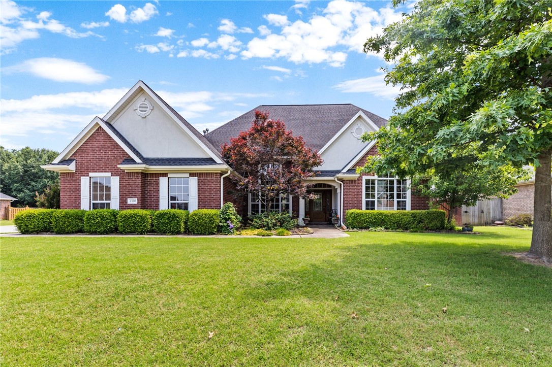 Located in the highly desirable Highland Knolls subdivision of Rogers, AR. With five bedrooms and 4.5 bathrooms, this spacious home is ideal for families or those who love to entertain.
As you step inside, you're greeted by an inviting floor plan that connects the main living areas. The kitchen nook opens out to a charming breezeway connecting the house to an additional two-car detached garage.
The main floor features an office, dining room, living room, two guest bedrooms, and the primary bedroom, complete with a large bath and walk-in closet. Upstairs, you'll find two more bedrooms with en suite bathrooms, providing even more space and privacy.
The third floor features an oversized bonus room with a wet bar and ice maker, perfect for hosting game nights.
Situated on a corner lot, this home offers a spacious backyard. Conveniently located in biking/walking distance to the Razorback Greenway, Amp, and everything in Pinnacle Hills, this home offers the perfect balance of tranquility and accessibility.