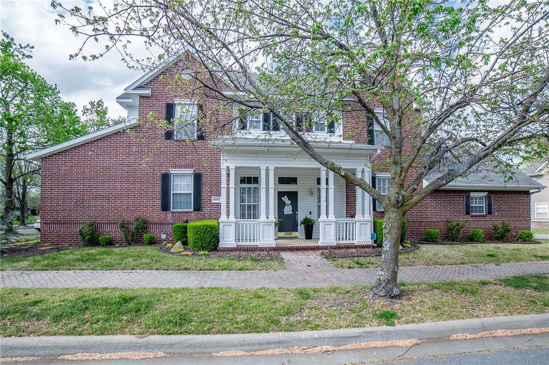 Welcome to this beautifully situated home in the highly desirable Har-Ber Meadows community! Located on a prime corner lot overlooking the park, this 3 bedroom, 2 bathroom gem offers the perfect blend of comfort, convenience, and charm. The spacious main bedroom is conveniently located on the first floor and boasts two separate closets for ample storage. Upstairs, you'll find two additional bedrooms and a bonus room, ideal for an office, playroom, or guest space. Plenty of storage and closet space on both levels. Enjoy an open-concept kitchen and dining area that's perfect for everyday living and entertaining. The living room features a fireplace that adds warmth and character. With its unbeatable location, layout, and inviting atmosphere, this home is a rare find in one of the area's most sought after neighborhoods. New roof June 2025, and new duct work.