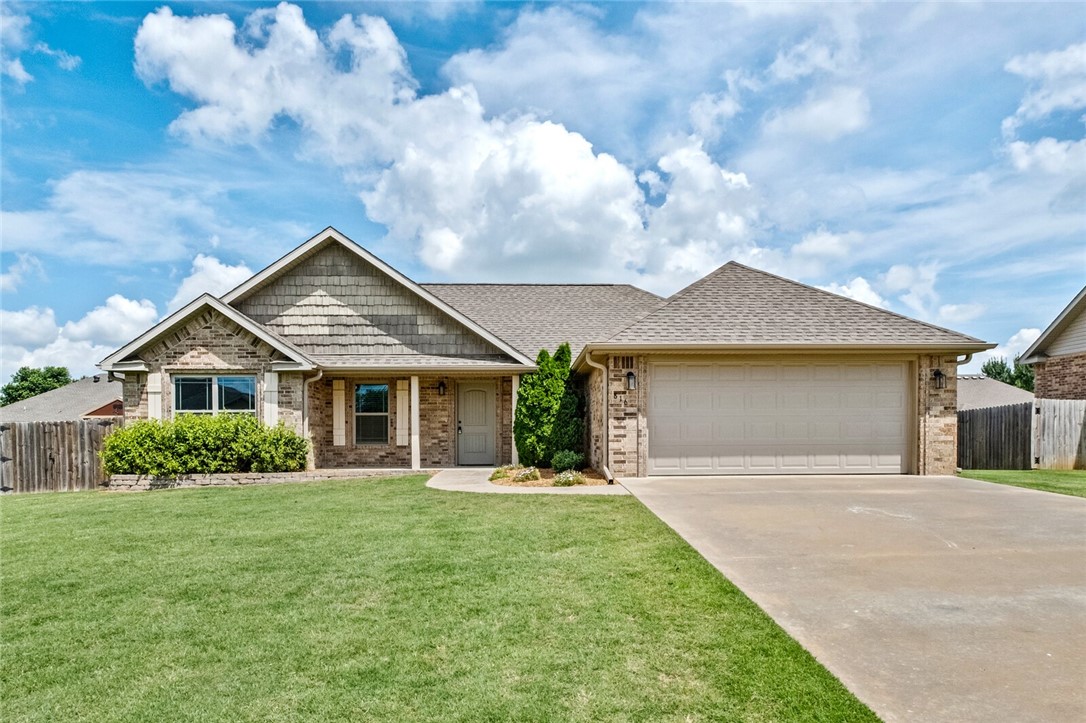 This beautifully maintained 3-bedroom, 2-bath home in Prairie Grove offers a spacious open-concept layout, granite countertops, wood floors, stainless steel appliances, and a large kitchen island perfect for entertaining. The primary suite includes a generous walk-in closet and ensuite bath, while the additional bedrooms provide flexibility for guests or a home office. A two-car garage and covered patio enhance both convenience and comfort, all situated on a large, level lot. Located just minutes from Prairie Grove schools, the aquatic park, and public library, this home blends modern living with small-town charm. Enjoy nearby amenities and the Prairie Grove community, all within easy reach of Northwest Arkansas hubs. This move-in-ready home is ideal for anyone seeking comfort, style, and a great location.