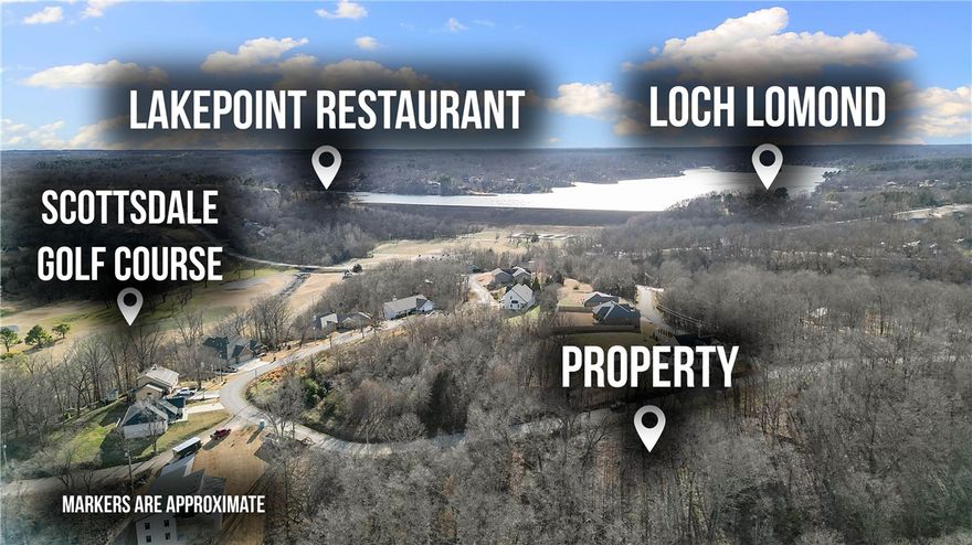 Exceptional lot with community property behind the lot and community property next to it, so there is room to sprawl here. Close to Scotsdale Golf Course, Loch Lomond and Loch Lomond Recreation Complex. Wake up and play golf in the morning and hit the lake in the afternoon. Enjoy golf, ride all the trails, go to the lake and enjoy everything that Bella Vista has to offer. Home perc for 3 bedroom home and perc is attached to MLS