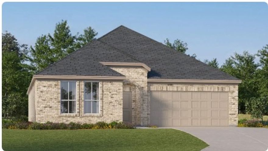 Meet The Springsteen — a beautifully designed new construction home that perfectly blends modern style with everyday comfort. This spacious 4-bedroom, 2-bath residence also features a versatile den, ideal for a home office, playroom, or cozy retreat. Step inside to discover an open-concept layout filled with natural light and thoughtfully crafted living spaces. The kitchen is a true centerpiece, showcasing sleek quartz countertops, stainless steel appliances, and ample cabinetry—perfect for both entertaining and daily living. The primary suite offers a private escape, while three additional bedrooms provide flexibility for family, guests, or hobbies. A two-car garage ensures convenience and extra storage. With its stylish finishes, functional layout, and brand-new construction, The Springsteen is designed to fit your lifestyle today—and grow with you tomorrow.